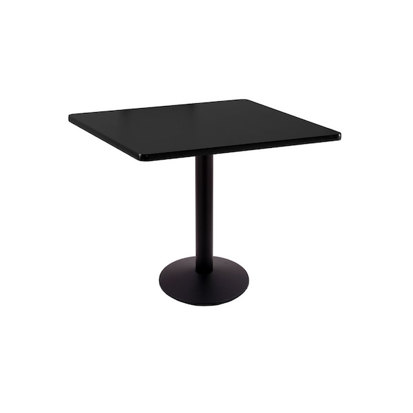 30" 214 Black Table, 30" x 30" Square Top